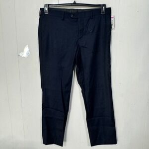 Savile Row Company Mens Dress Pants New Heathrow 36x30 Blue‎ Business Office